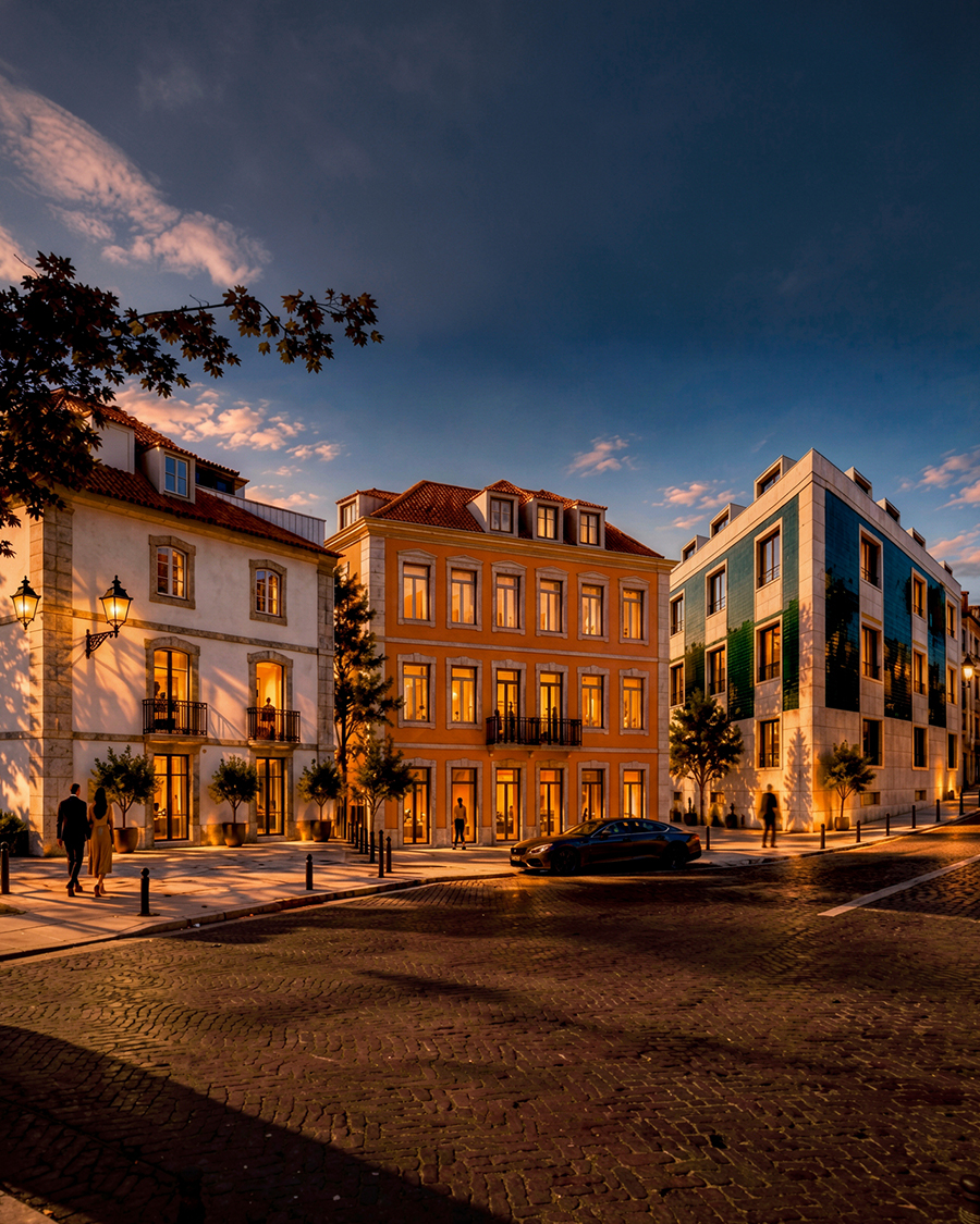 Vista do Largo da Sé, Leiria